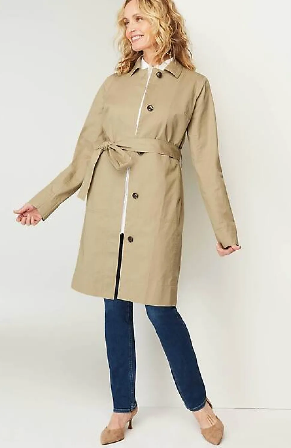 Belted Trench Coat | Jjill