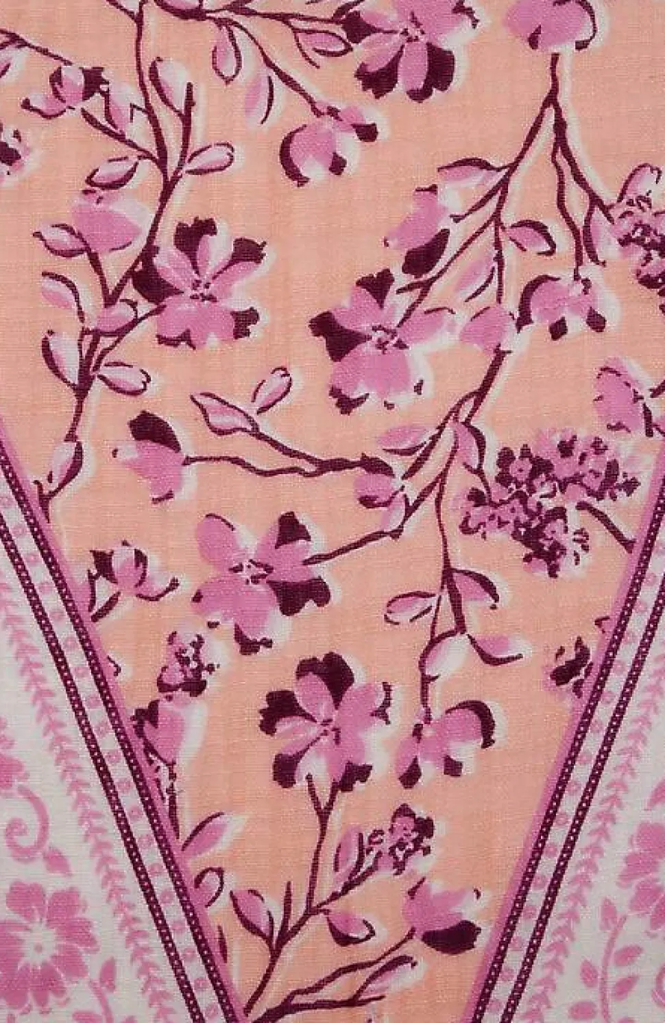 Border-Print Diamond Scarf | Jjill
