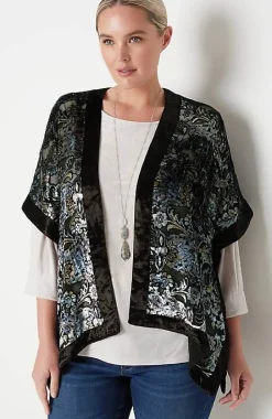 Burnout Velvet Ruana | Jjill