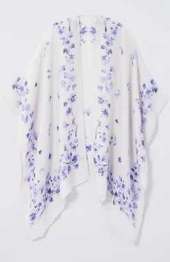 Butterfly-Printed Ruana | Jjill