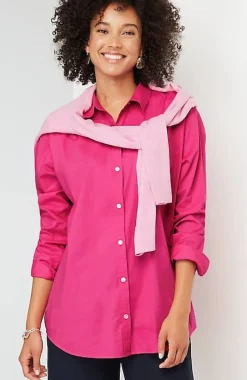 Button-Front Relaxed Tunic | Jjill