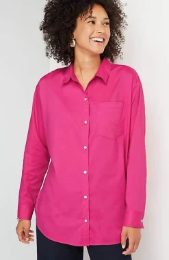 Button-Front Relaxed Tunic | Jjill