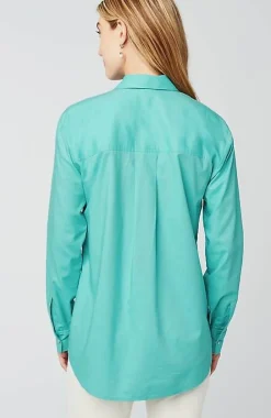 Button-Front Relaxed Tunic | Jjill