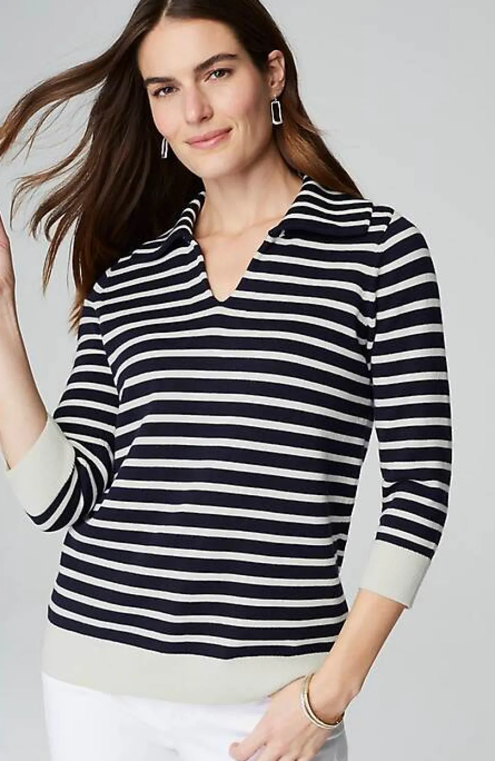 Collared Pullover Sweater | Jjill