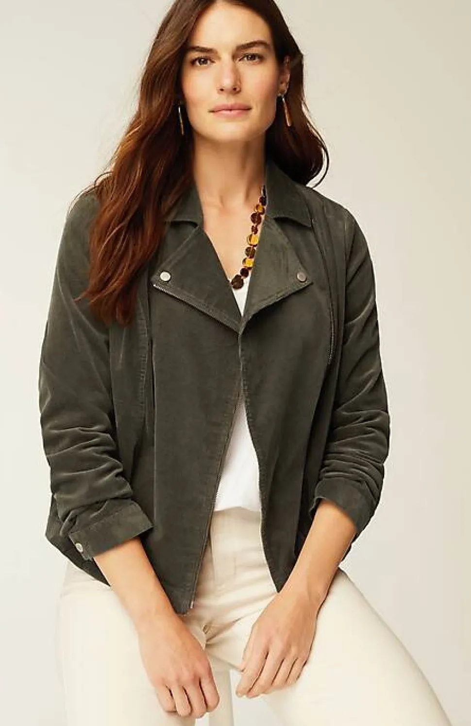 Cord Moto Jacket | Jjill