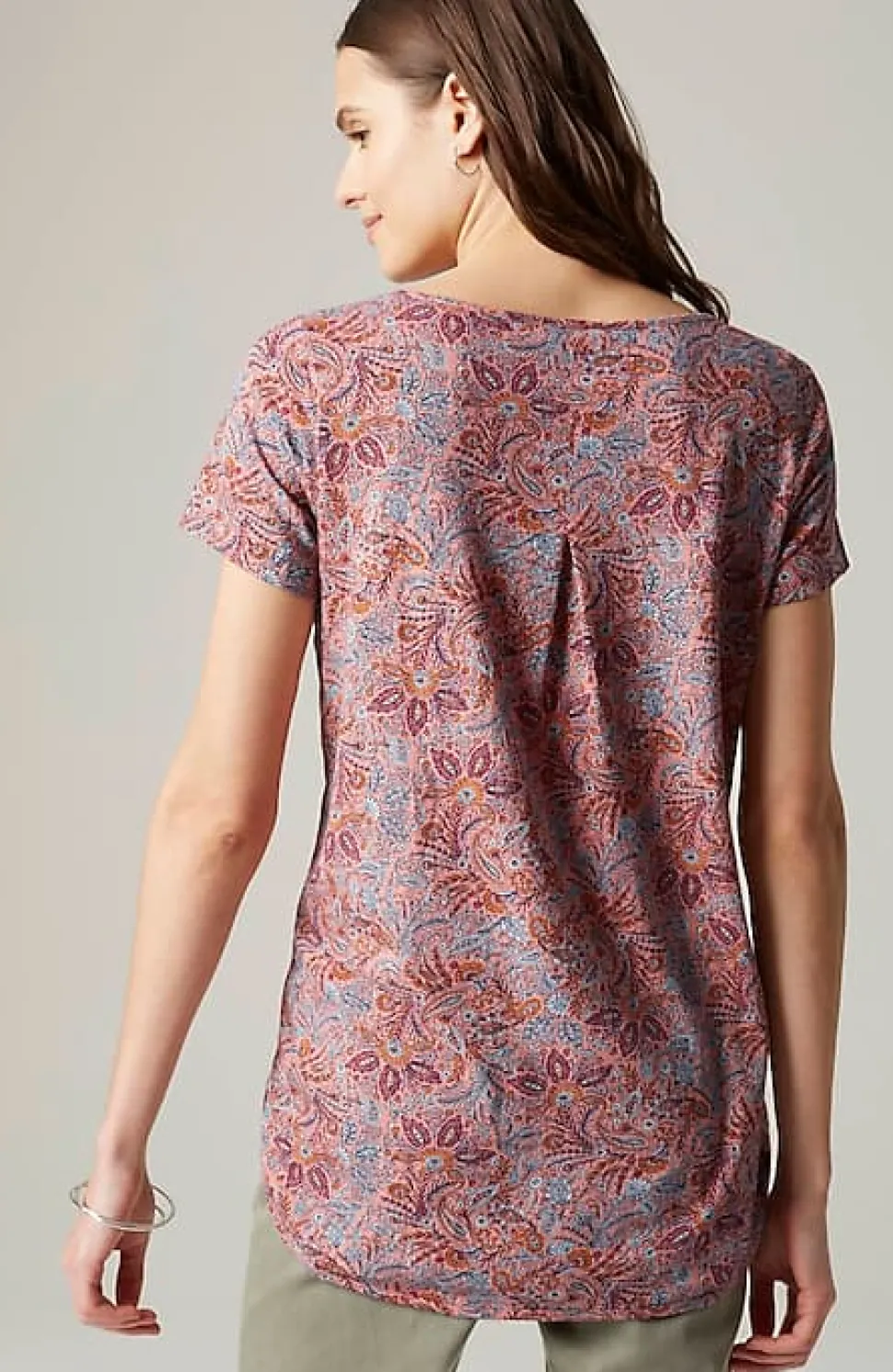 Cotton And Tencel Modal Shirttail Tunic | Jjill