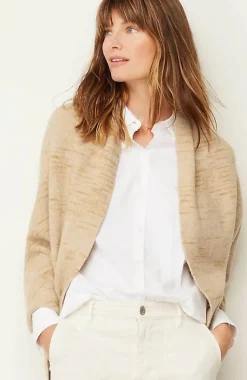 Cozy Rib-Knit Shrug | Jjill