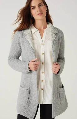 Cozy Two-Toned Cardi | Jjill