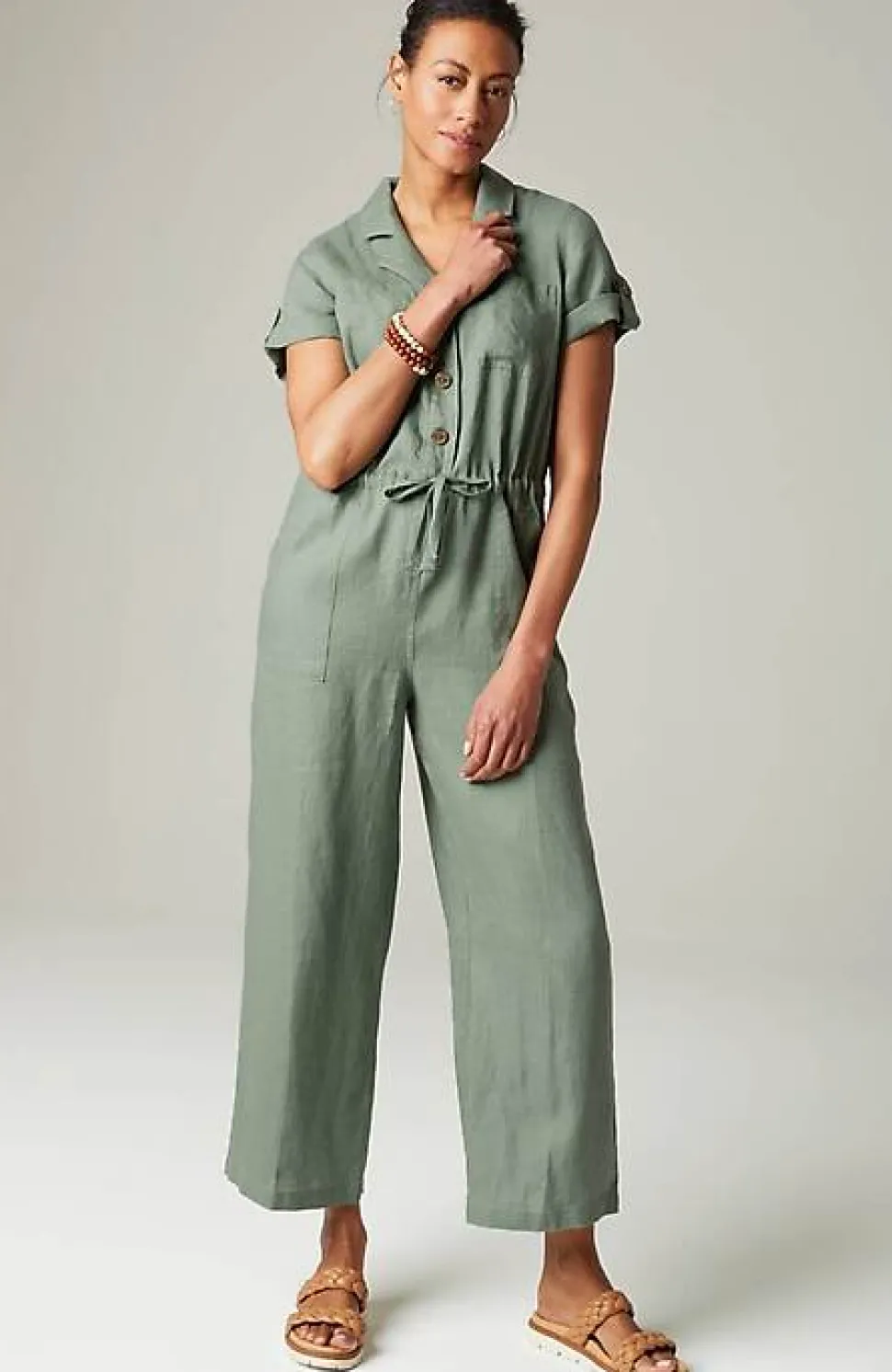 Cropped Utility Jumpsuit | Jjill