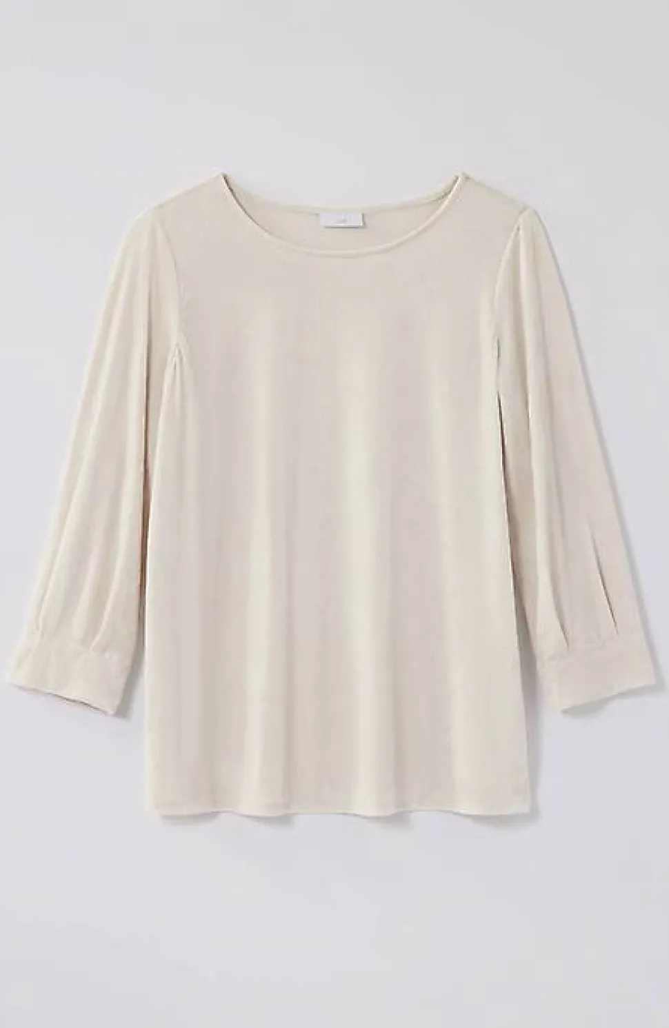 Crushed-Velvet A-Line Top | Jjill
