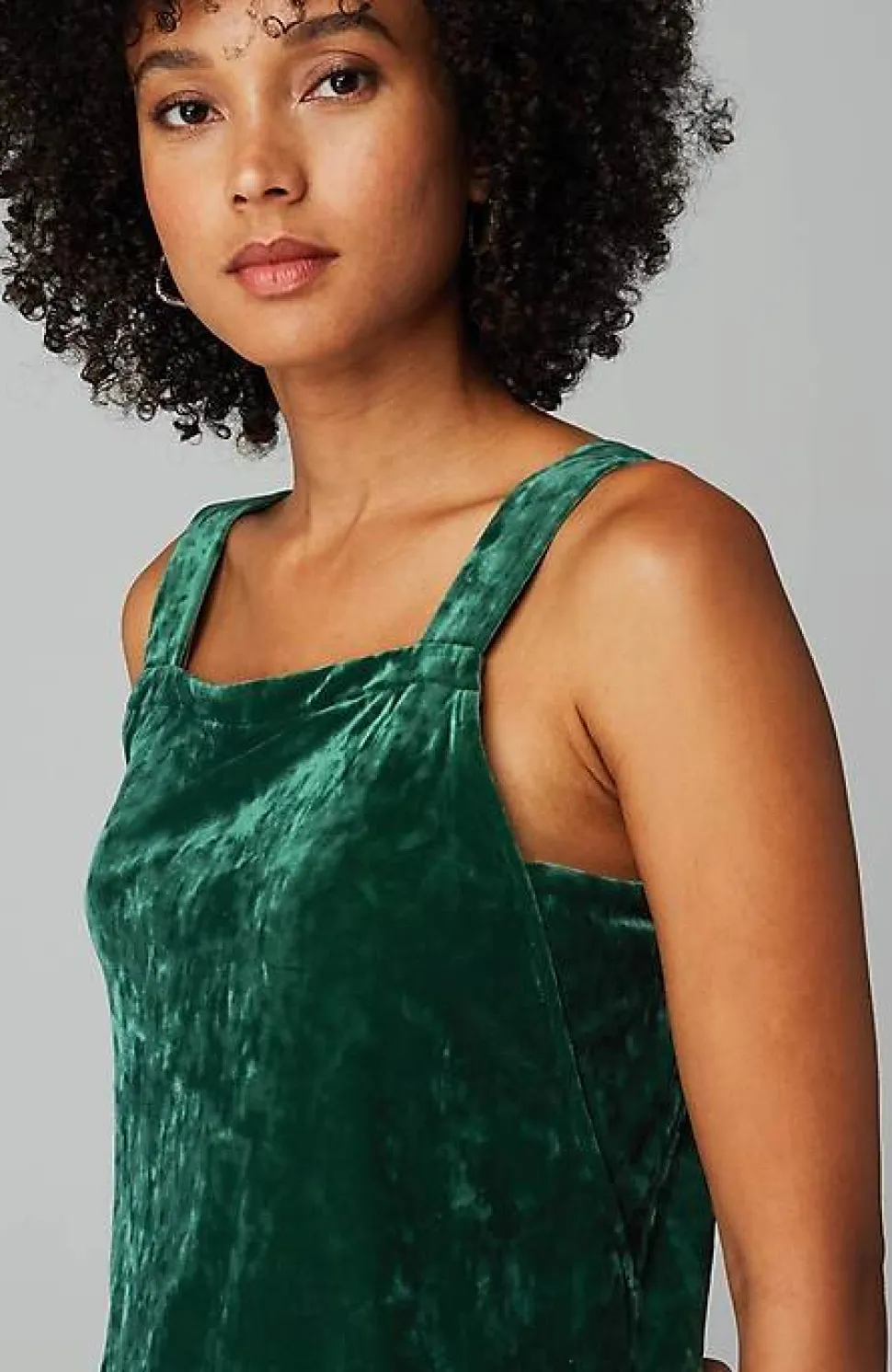 Crushed-Velvet Tank | Jjill