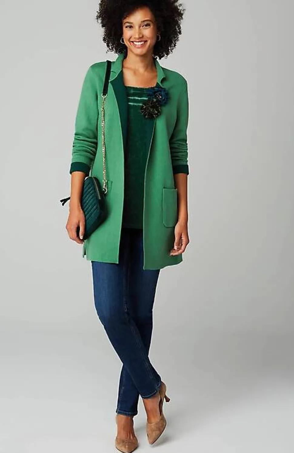 Crushed-Velvet Tank | Jjill