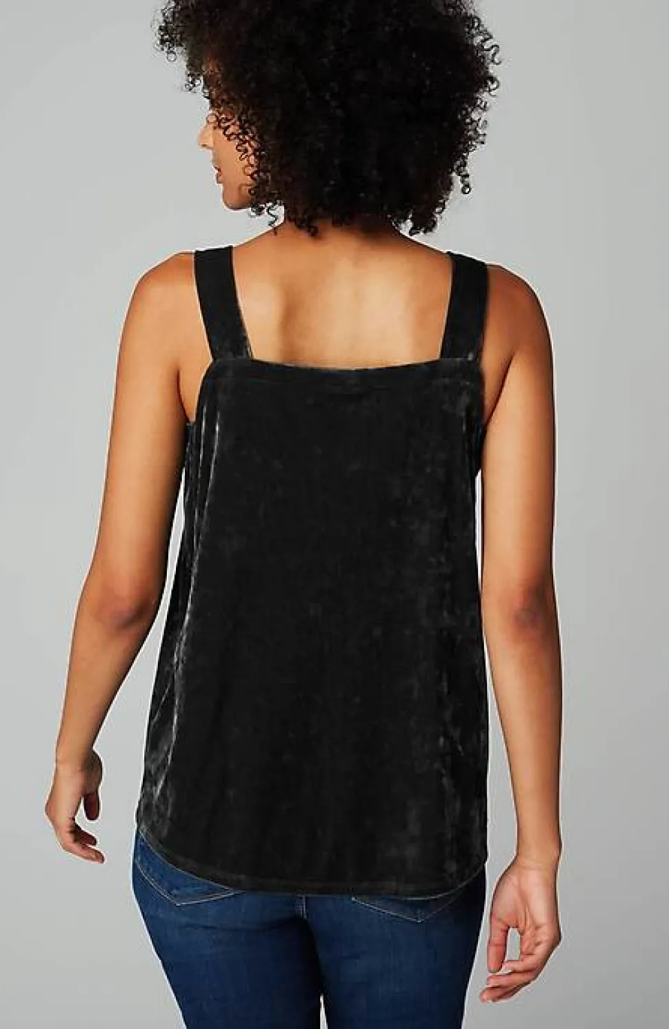 Crushed-Velvet Tank | Jjill