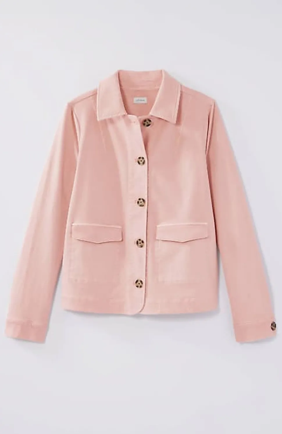 Curved-Hem Denim Jacket | Jjill