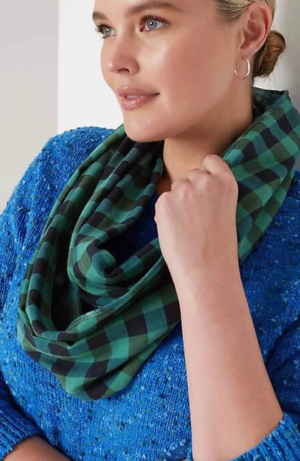 Double-Face Multi-Patterned Infinity Scarf | Jjill