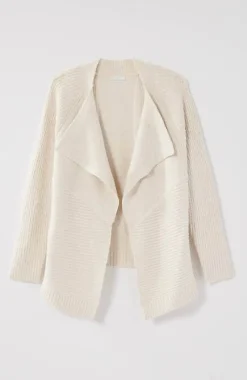 Draped-Front Textured Cardi | Jjill