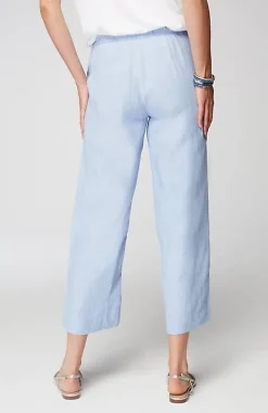 Easy Linen Wide-Leg Crops | Jjill