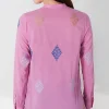 Embroidered Button-Front Tunic | Jjill