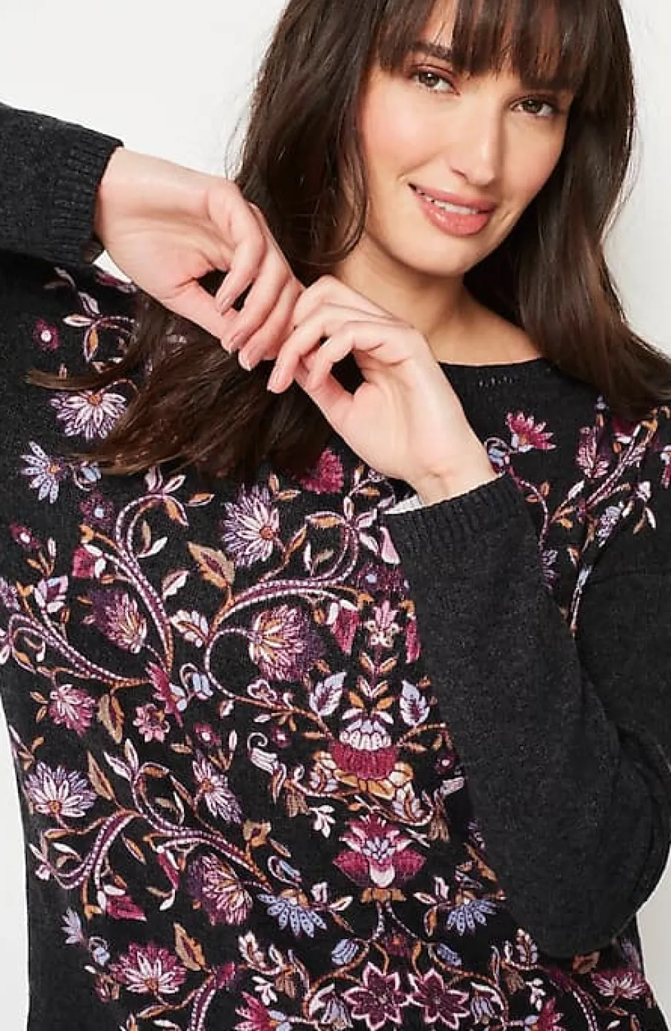 Enchanted Florals Sweater | Jjill