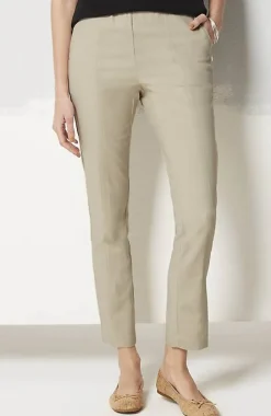 Essential Cotton-Stretch Pants | Jjill