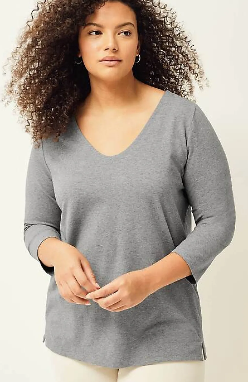 Essential Forward-Seam Tee | Jjill