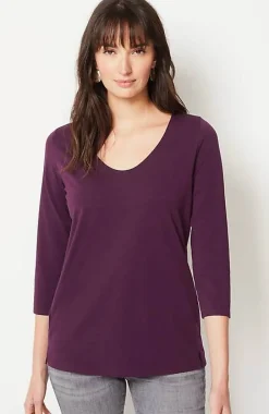 Essential Forward-Seam Tee | Jjill