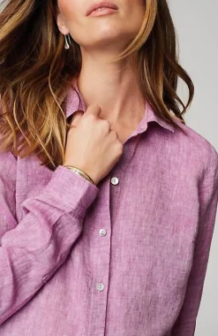 Everyday Linen Button-Front Shirt | Jjill