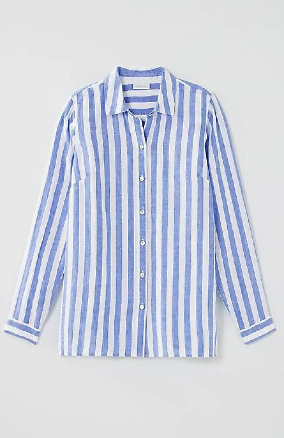 Everyday Linen Button-Front Shirt | Jjill