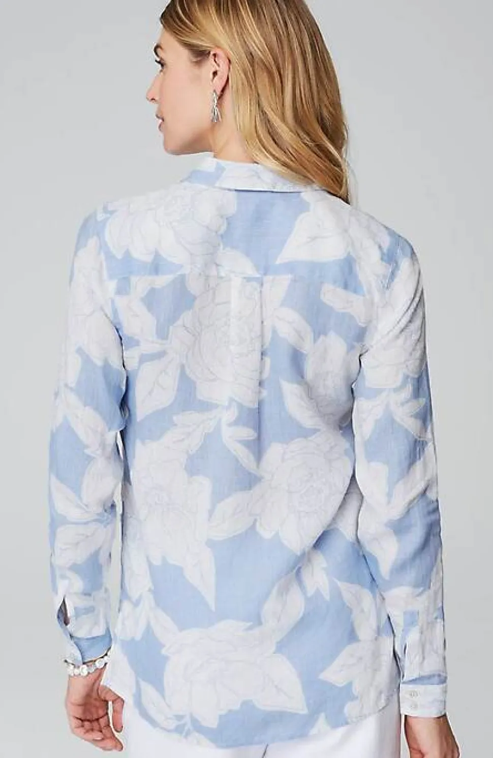 Everyday Linen Button-Front Shirt | Jjill