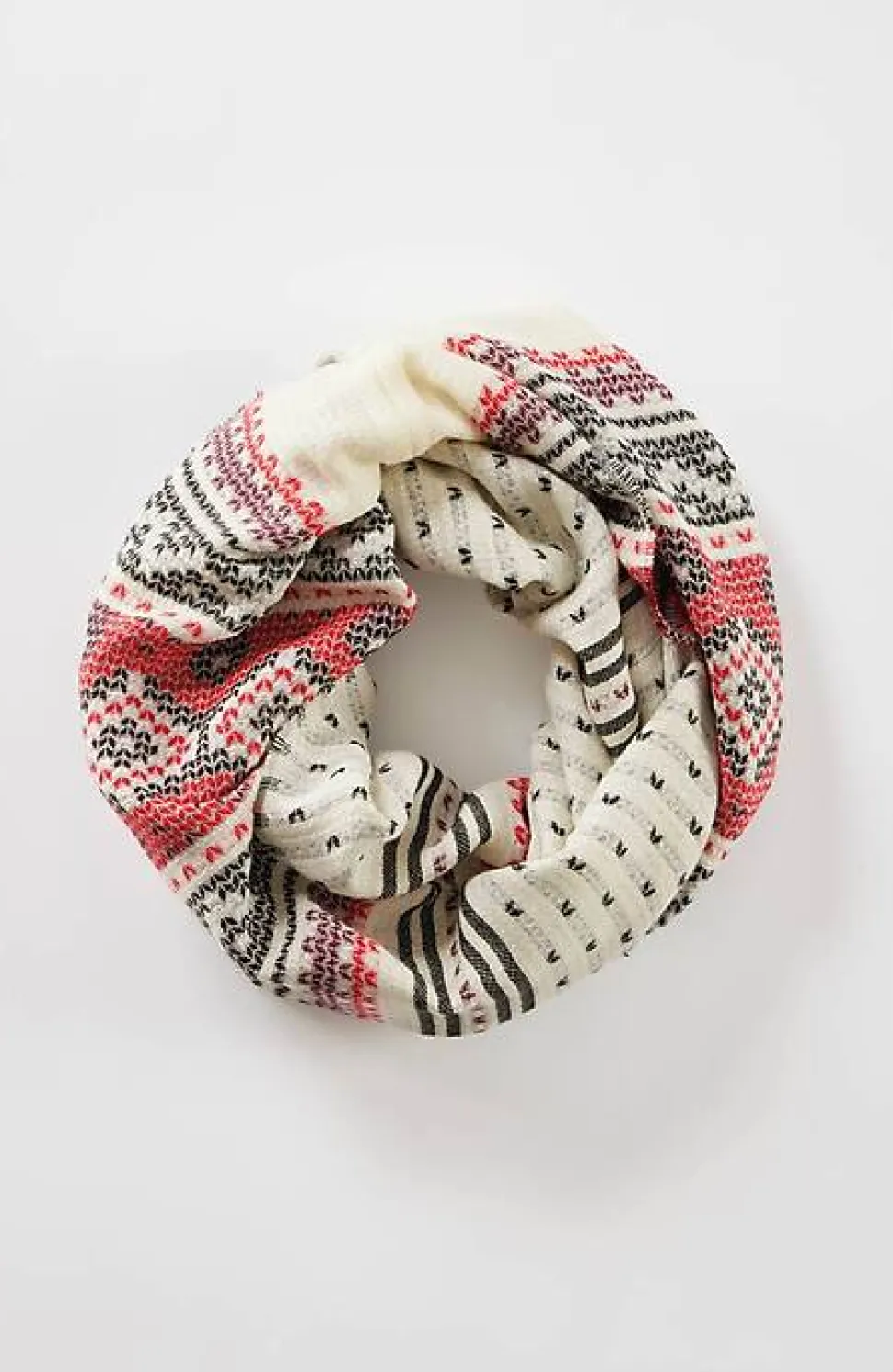 Fair Isle Jacquard Infinity Scarf | Jjill