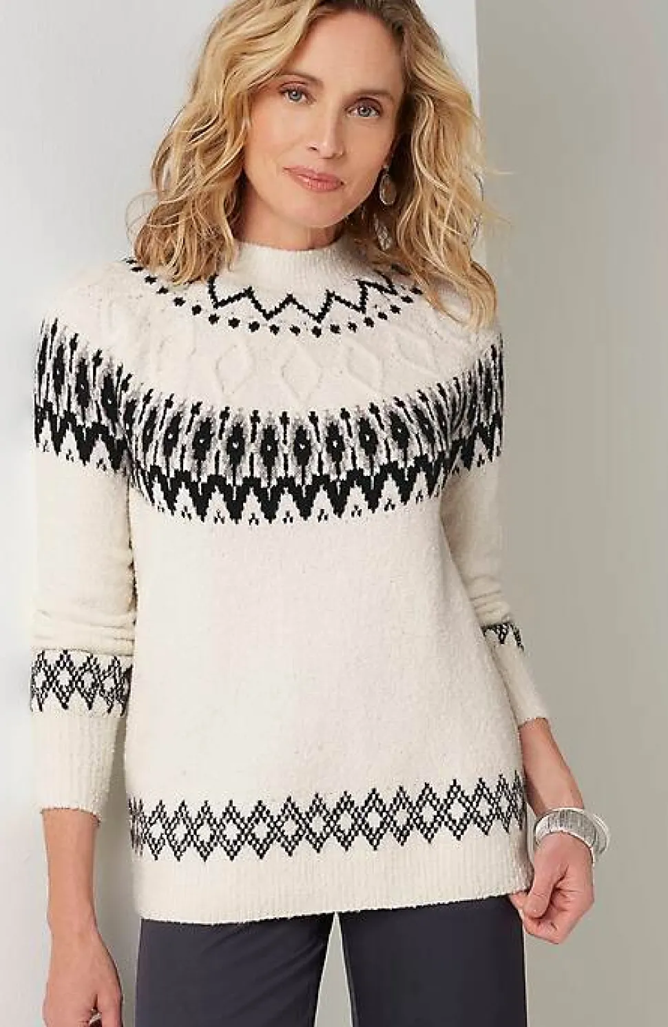 Fair Isle Sweater | Jjill