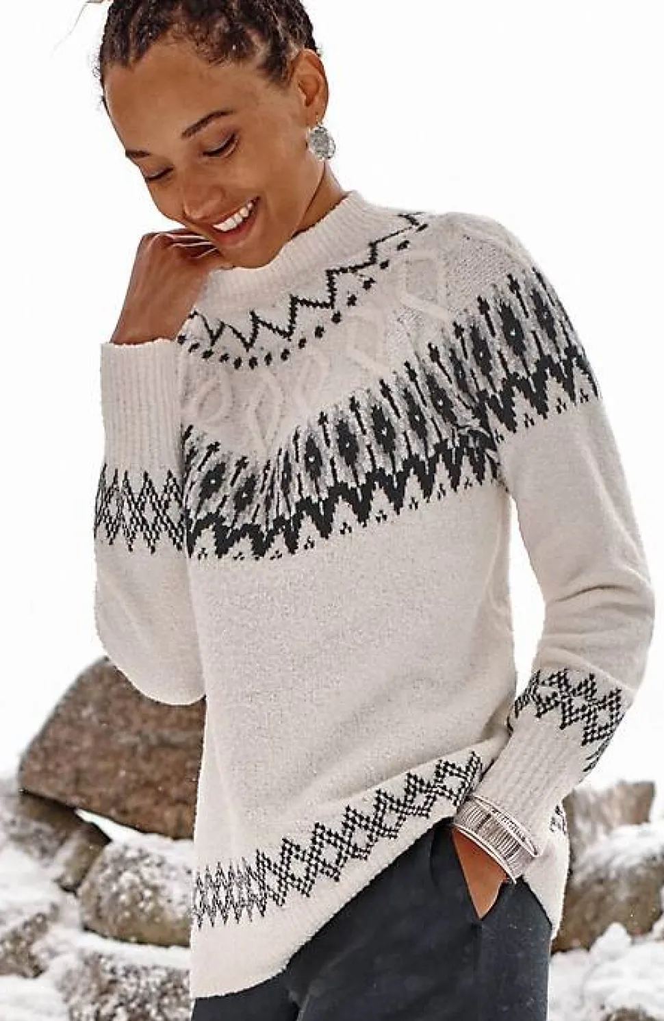 Fair Isle Sweater | Jjill