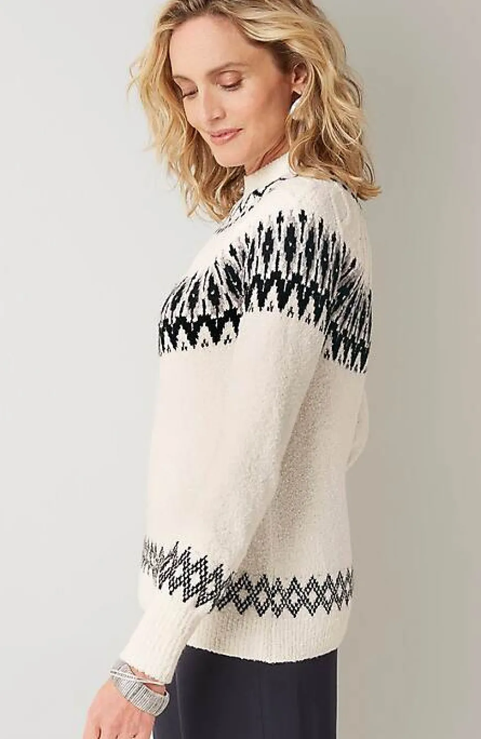 Fair Isle Sweater | Jjill