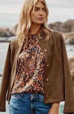 Faux-Suede Jacket | Jjill