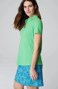 Fit Cotton-Stretch Polo Shirt | Jjill