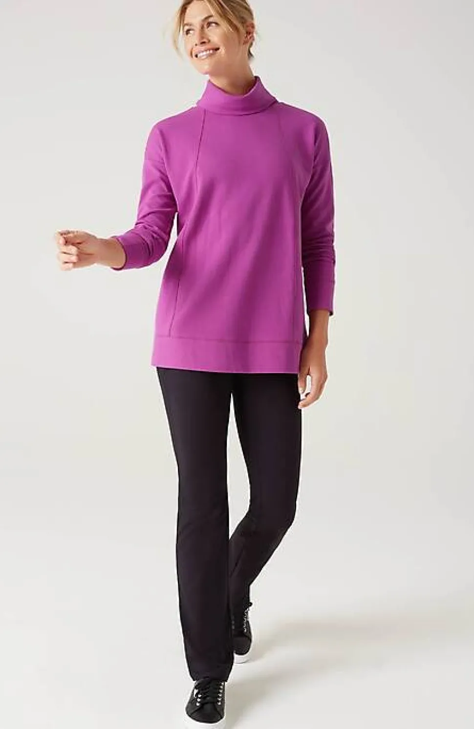 Fit Cowl-Neck Pullover | Jjill