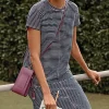 Fit Elevate Terry Contrasting-Stitch Dress | Jjill