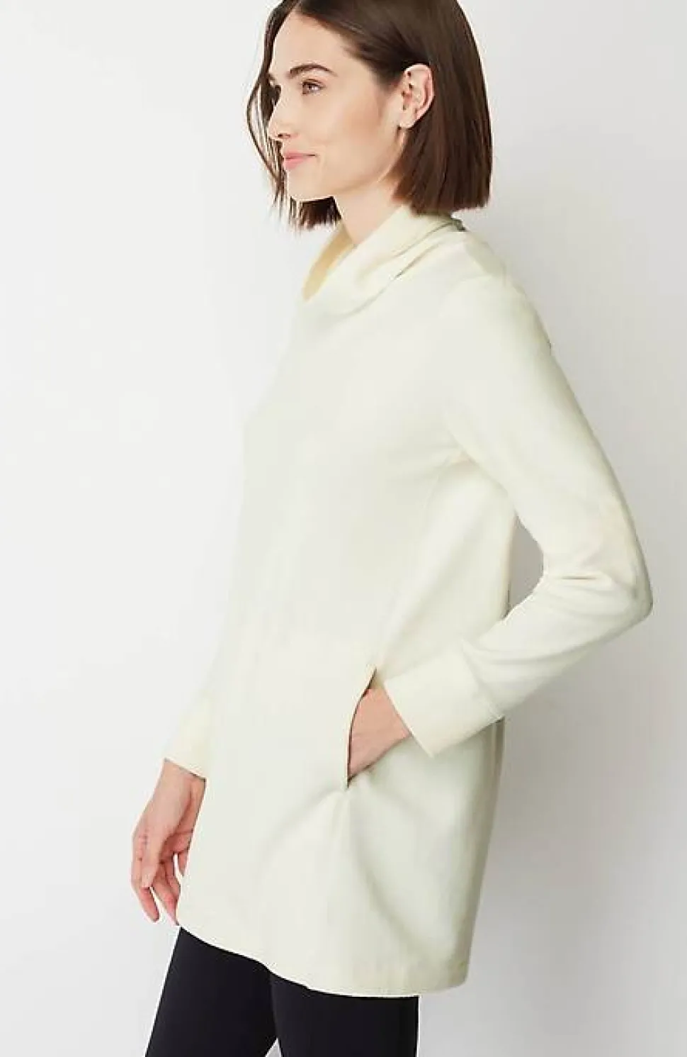 Fit Microfleece Turtleneck Tunic | Jjill