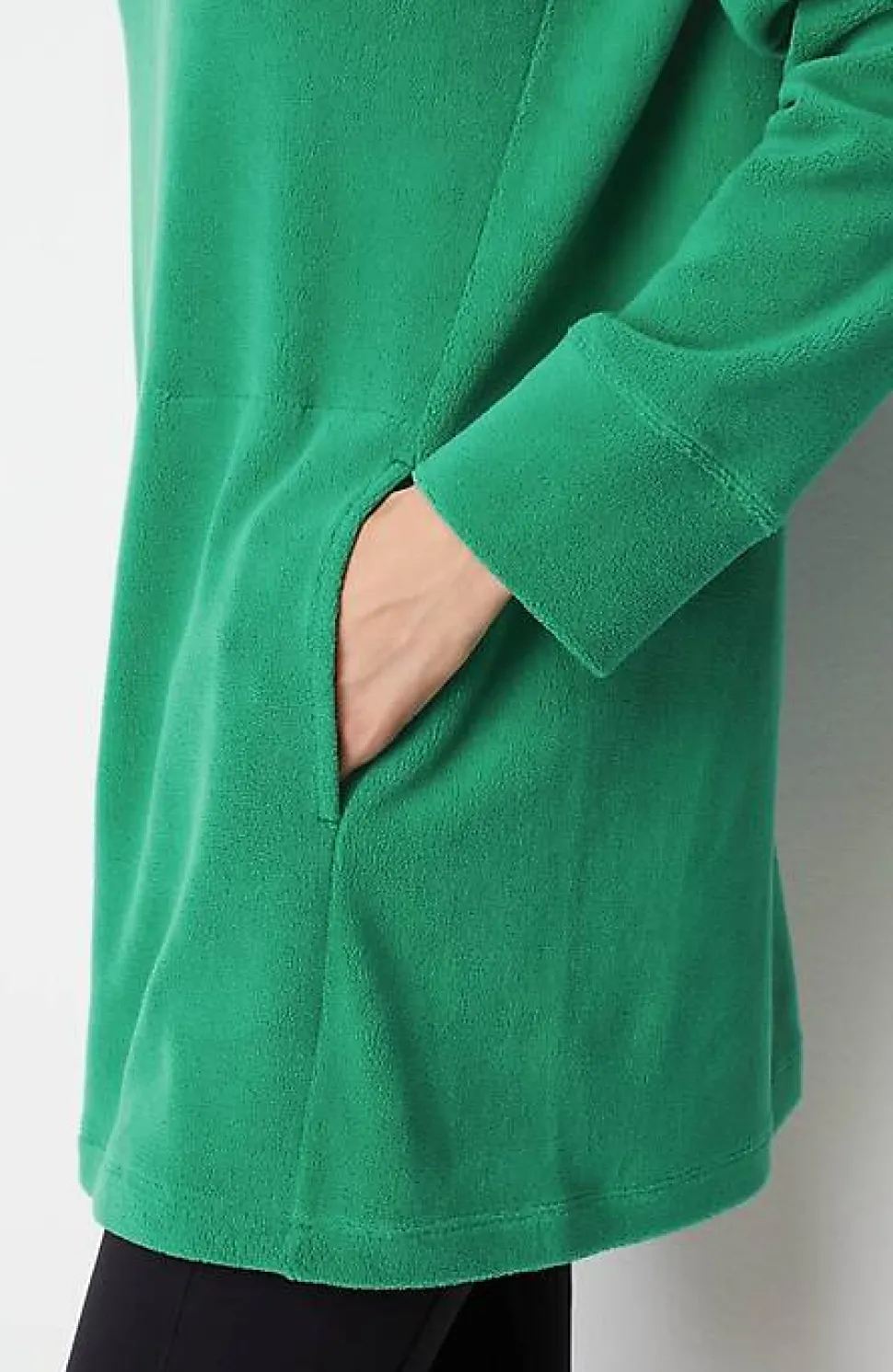 Fit Microfleece Turtleneck Tunic | Jjill