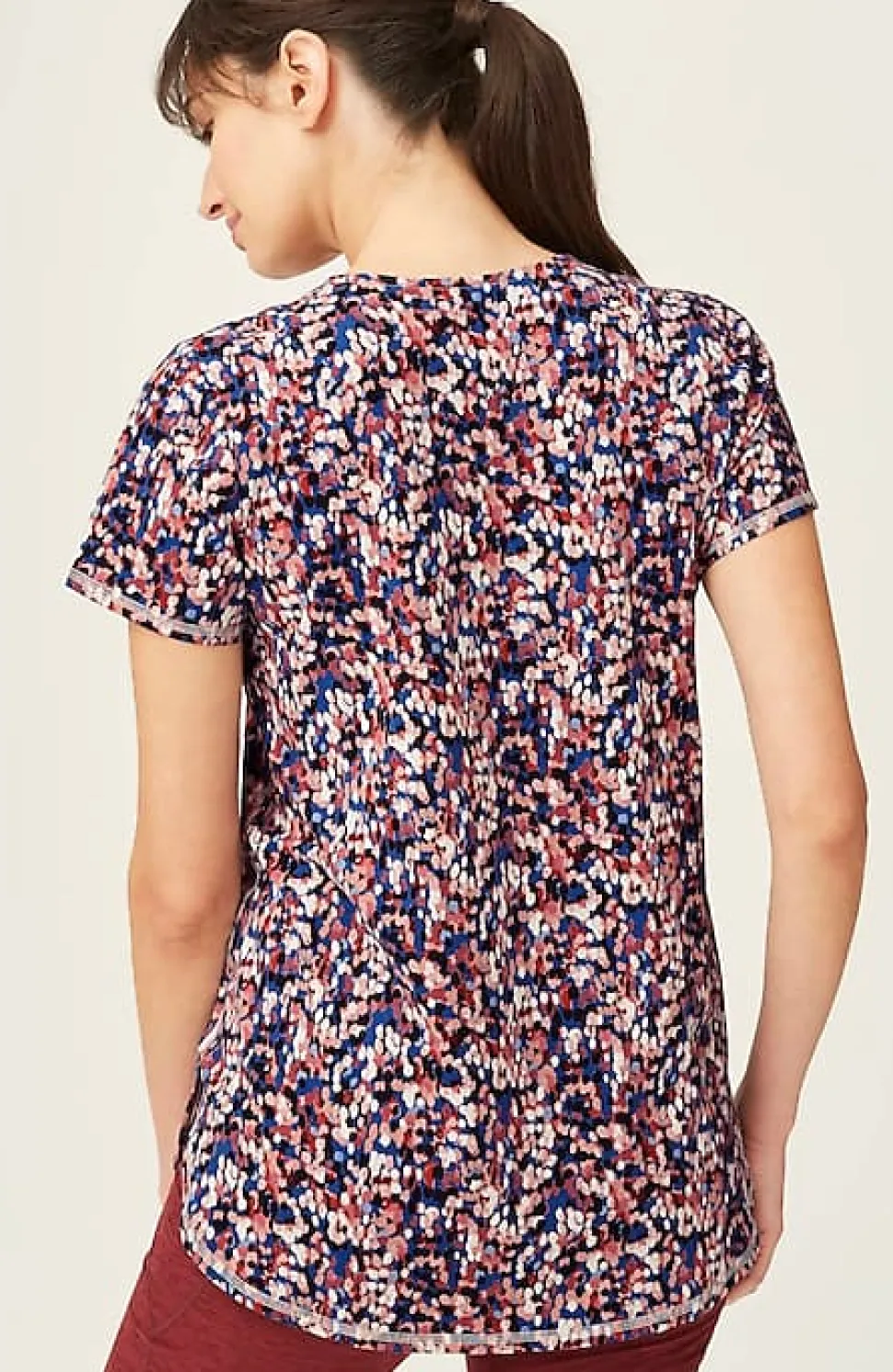 Fit Progress Pima-Stretch Shirttail Tee | Jjill