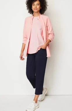 Fit Progress Pima-Stretch Shirttail Tee | Jjill