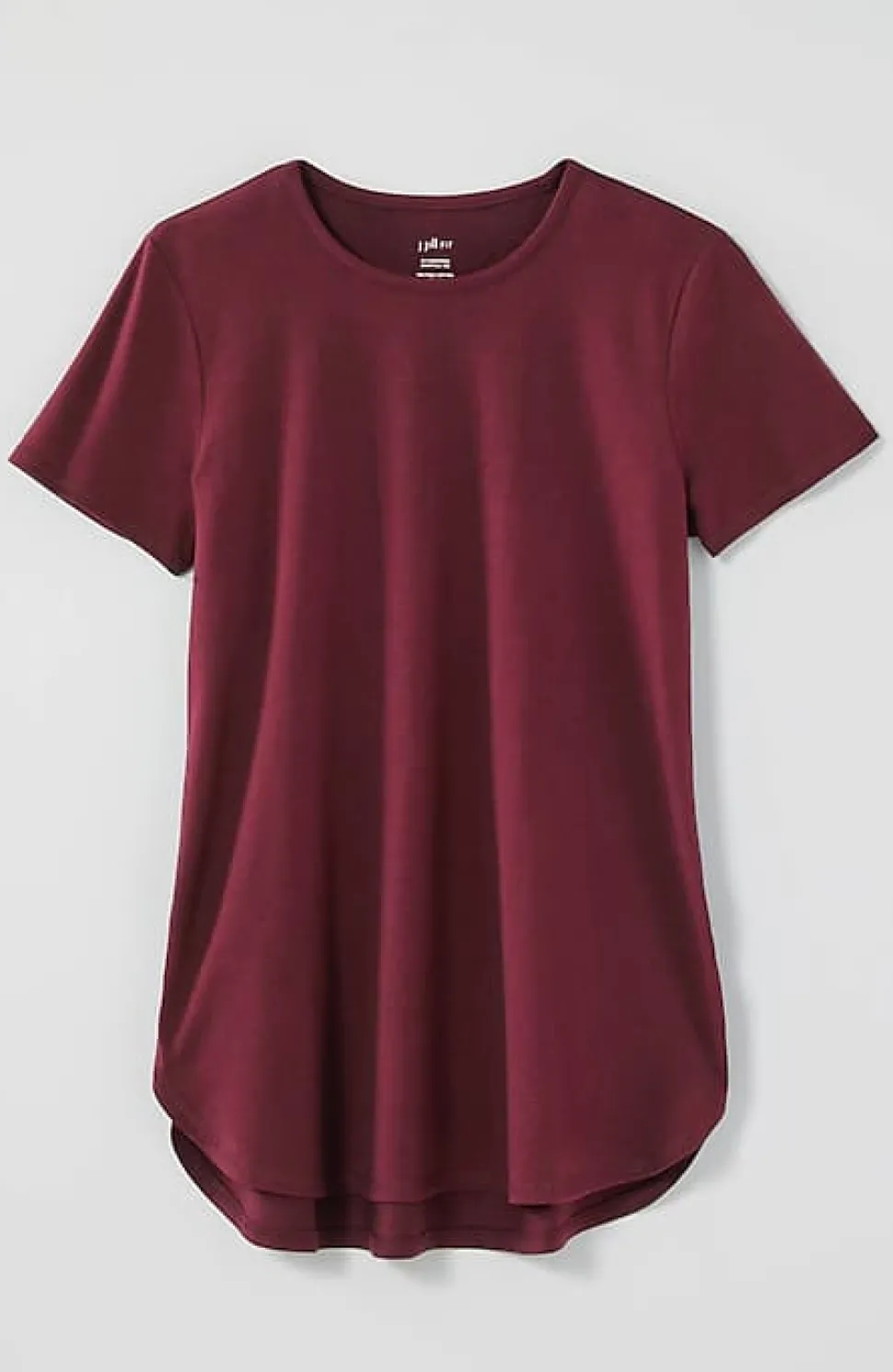 Fit Progress Pima-Stretch Shirttail Tee | Jjill