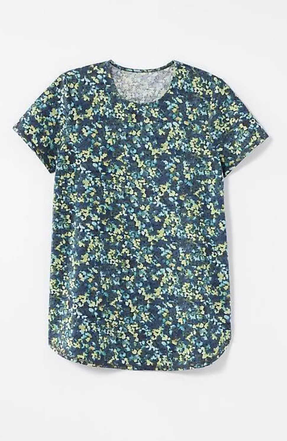 Fit Progress Pima-Stretch Shirttail Tee | Jjill