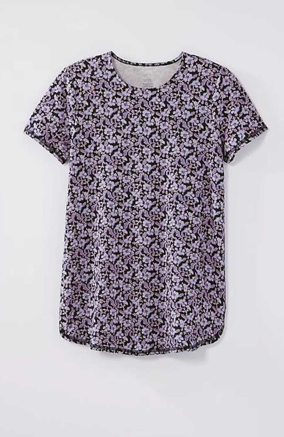 Fit Progress Pima-Stretch Shirttail Tee | Jjill