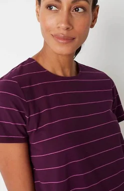 Fit Progress Pima-Stretch Shirttail Tee | Jjill