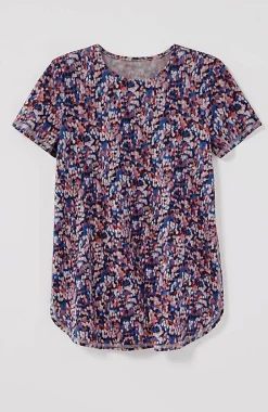 Fit Progress Pima-Stretch Shirttail Tee | Jjill
