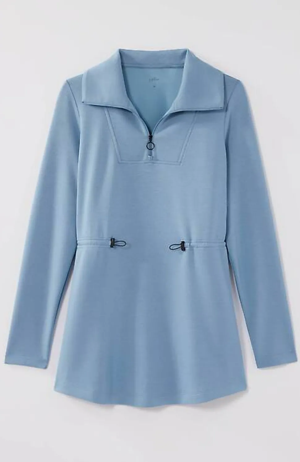 Fit Sleek Double-Knit Cinched-Waist Tunic | Jjill