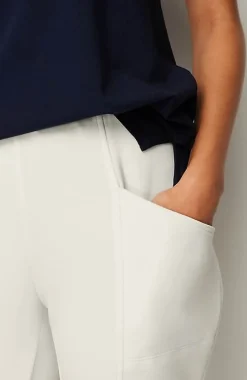 Fit Sleek Double-Knit Seamed Crops | Jjill