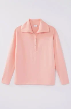 Fit Sleek Double-Knit Snap-Front Pullover | Jjill