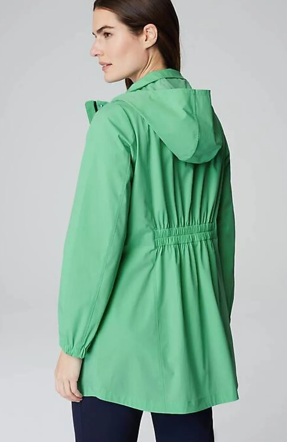 Fit Snap-Front Hooded Anorak | Jjill